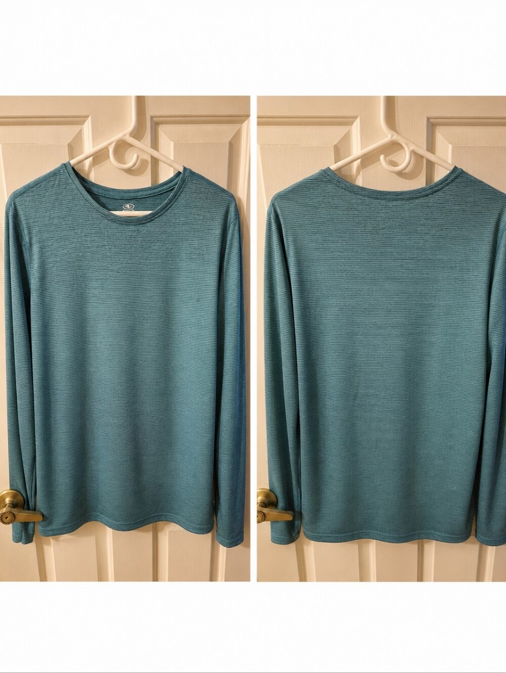 Athletic Works Womens XL Turquoise Longsleeve Athletic Shirt